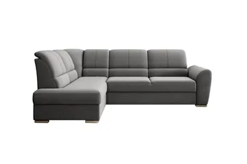 Sovesofa m. Sjeselong Keith 3-seter - Grå - Møbler - Sofaer - Sovesofaer - Langsgående sovesofa