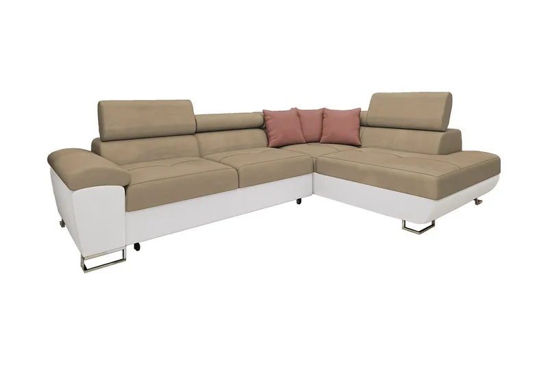 Sovesofa m. sjeselong Oertel L-formet