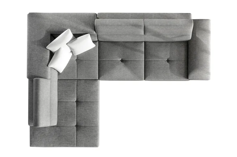 Sovesofa m. sjeselong Oertel L-formet - Møbler - Sofaer - Sovesofaer - Langsgående sovesofa