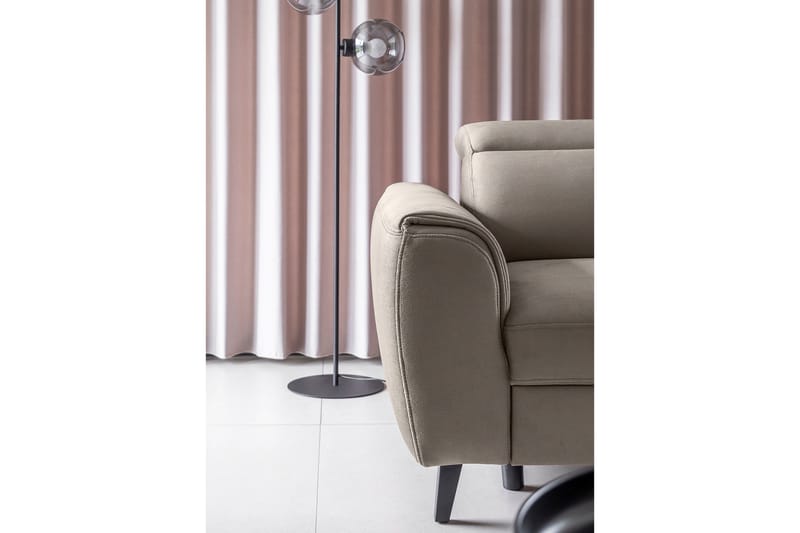 Sovesofa m. Sjeselong Yasmine 3-seter - Beige - Møbler - Sofaer - Sovesofaer - Langsgående sovesofa