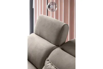 Sovesofa m. Sjeselong Yasmine 3-seter - Beige - Møbler - Sofaer - Sovesofaer - Langsgående sovesofa