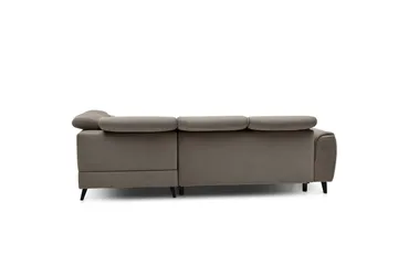 Sovesofa m. Sjeselong Yasmine 3-seter - Beige - Møbler - Sofaer - Sovesofaer - Langsgående sovesofa