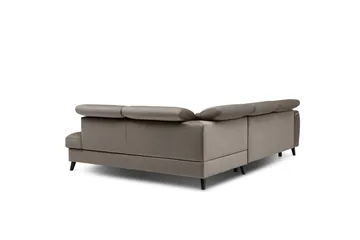 Sovesofa m. Sjeselong Yasmine 3-seter - Beige - Møbler - Sofaer - Sovesofaer - Langsgående sovesofa