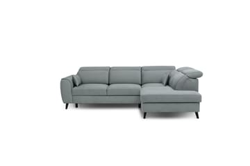 Sovesofa m. Sjeselong Yasmine 3-seter - Blå - Møbler - Sofaer - Sovesofaer - Langsgående sovesofa