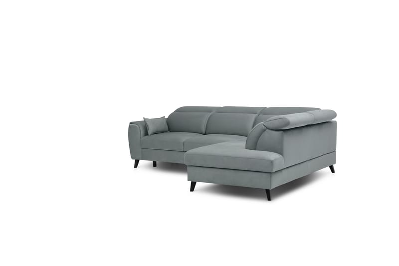 Sovesofa m. Sjeselong Yasmine 3-seter - Blå - Møbler - Sofaer - Sovesofaer - Langsgående sovesofa