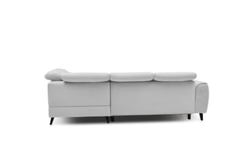 Sovesofa m. Sjeselong Yasmine 3-seter - Grå - Møbler - Sofaer - Sovesofaer - Langsgående sovesofa