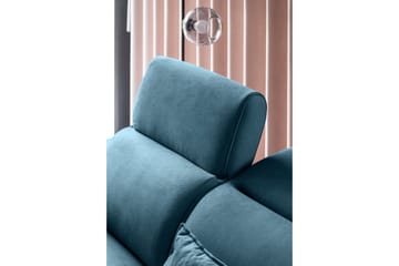 Sovesofa m. Sjeselong Yasmine 3-seter - Mørkeblå - Møbler - Sofaer - Sovesofaer - Langsgående sovesofa