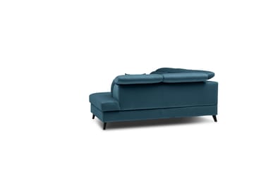 Sovesofa m. Sjeselong Yasmine 3-seter - Mørkeblå - Møbler - Sofaer - Sovesofaer - Langsgående sovesofa