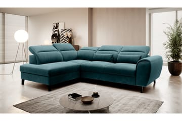 Sovesofa m. Sjeselong Yasmine 3-seter - Mørkegrønn - Møbler - Sofaer - Sovesofaer - Langsgående sovesofa