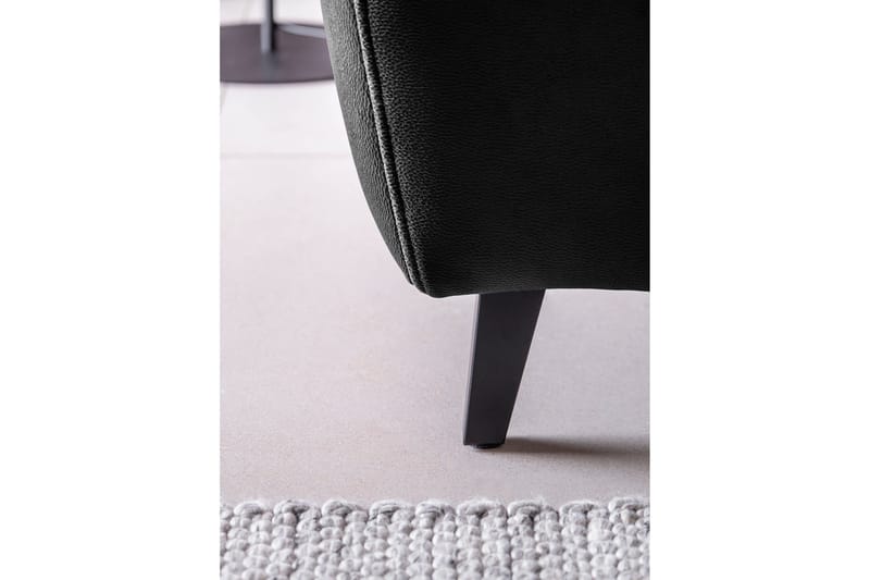 Sovesofa m. Sjeselong Yasmine 3-seter - Svart - Møbler - Sofaer - Sovesofaer - Langsgående sovesofa