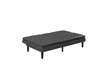 Sovesofa Maine Grå PU - Grå PU - Møbler - Sofaer - Sovesofaer - 3 seters sovesofa