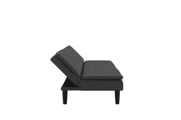 Sovesofa Maine Grå PU - Grå PU - Møbler - Sofaer - Sovesofaer - 3 seters sovesofa