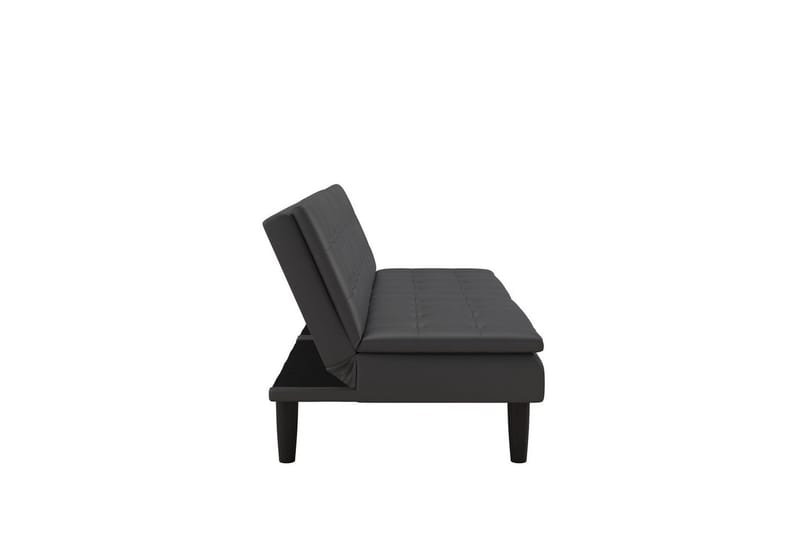 Sovesofa Maine Grå PU - Grå PU - Møbler - Sofaer - Sovesofaer - 3 seters sovesofa