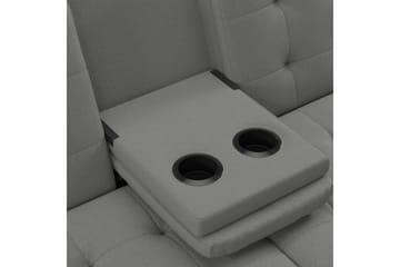 Sovesofa Maine Grått Tøy - Grått Tøy - Møbler - Sofaer - Sovesofaer - 3 seters sovesofa