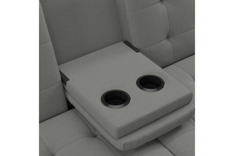 Sovesofa Maine Grått Tøy - Grått Tøy - Møbler - Sofaer - Sovesofaer - 3 seters sovesofa