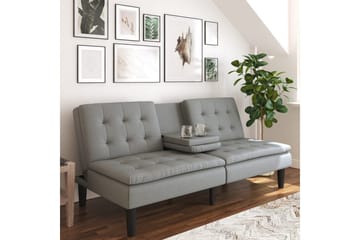 Sovesofa Maine Grått Tøy - Grått Tøy - Møbler - Sofaer - Sovesofaer - 3 seters sovesofa