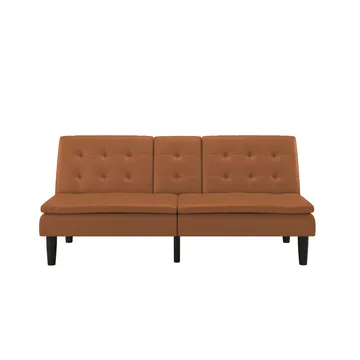 Sovesofa Maine Kognac - Kognac - Møbler - Sofaer - Sovesofaer - 3 seters sovesofa