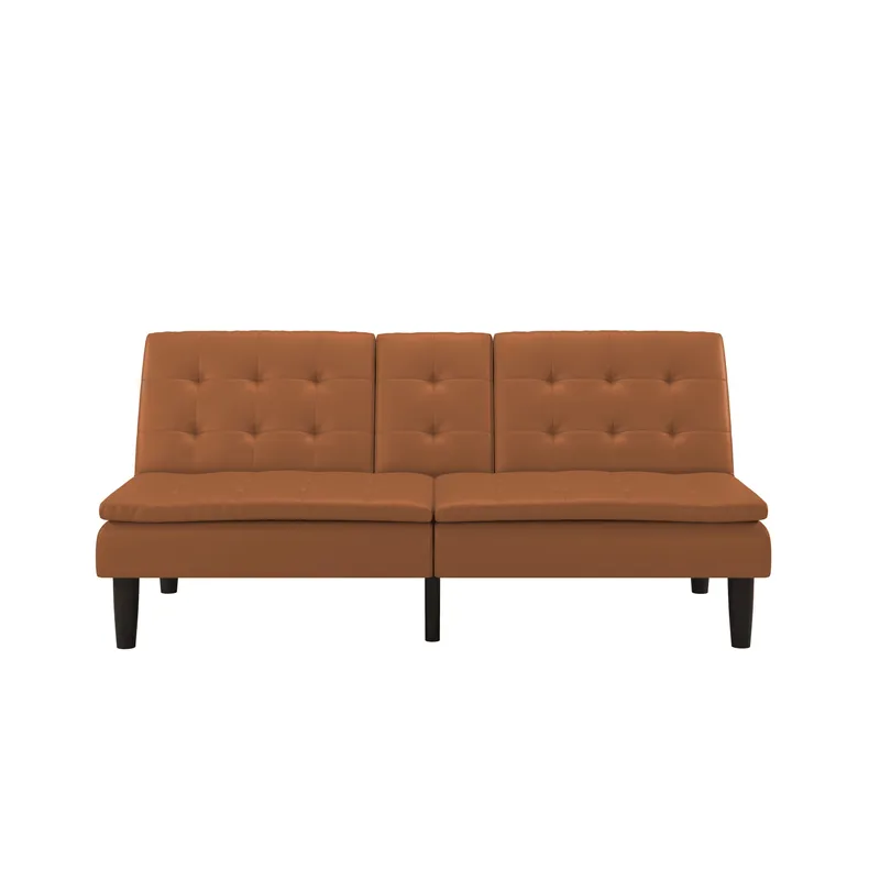 Sovesofa Maine Kognac - Kognac - Møbler - Sofaer - Sovesofaer - 3 seters sovesofa