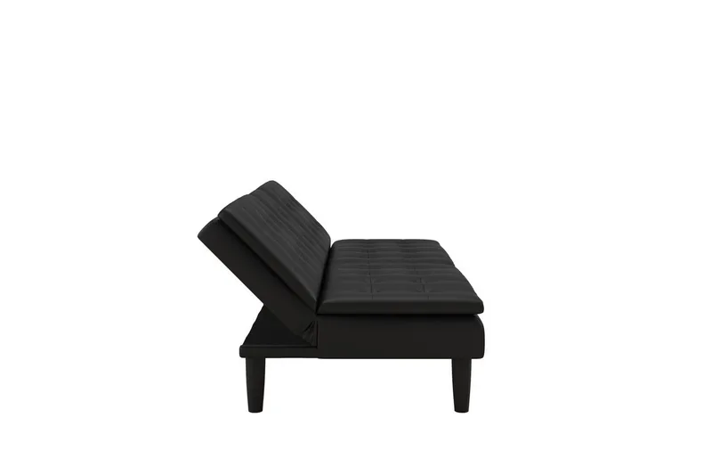 Sovesofa Maine Svart - Svart - Møbler - Sofaer - Sovesofaer - 3 seters sovesofa