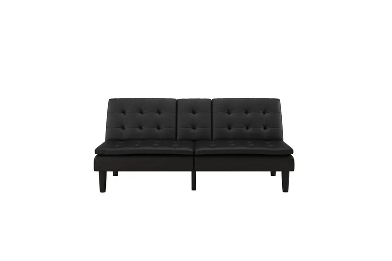 Sovesofa Maine Svart - Svart - Møbler - Sofaer - Sovesofaer - 3 seters sovesofa