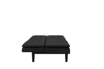 Sovesofa Maine Svart - Svart - Møbler - Sofaer - Sovesofaer - 3 seters sovesofa