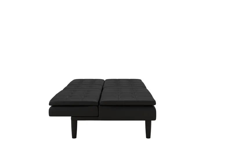 Sovesofa Maine Svart - Svart - Møbler - Sofaer - Sovesofaer - 3 seters sovesofa