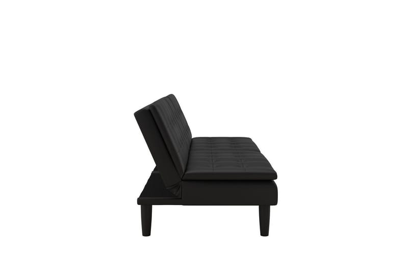 Sovesofa Maine Svart - Svart - Møbler - Sofaer - Sovesofaer - 3 seters sovesofa