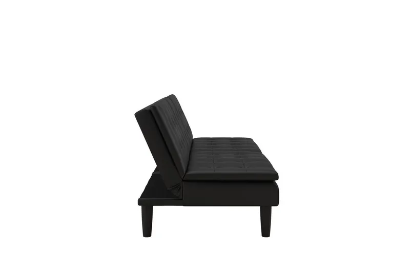 Sovesofa Maine Svart - Svart - Møbler - Sofaer - Sovesofaer - 3 seters sovesofa