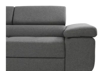 Sovesofa med Sjeselong - Brun - Møbler - Sofaer - Sovesofaer - Langsgående sovesofa