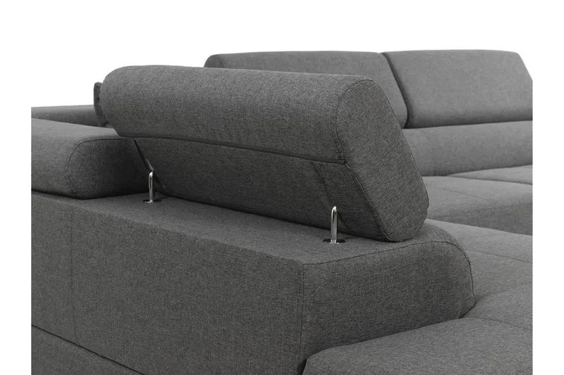 Sovesofa med Sjeselong - Brun - Møbler - Sofaer - Sovesofaer - Langsgående sovesofa
