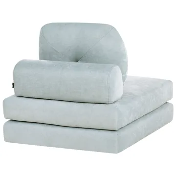 Sovesofa Olden - Lyseblå - Møbler - Sofaer - Sovesofaer - Forovervendt sovesofa