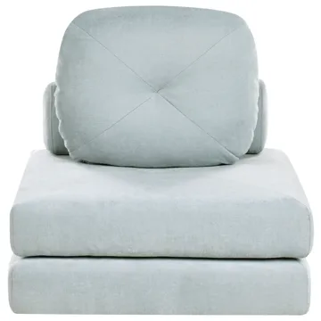 Sovesofa Olden - Lyseblå - Møbler - Sofaer - Sovesofaer - Forovervendt sovesofa