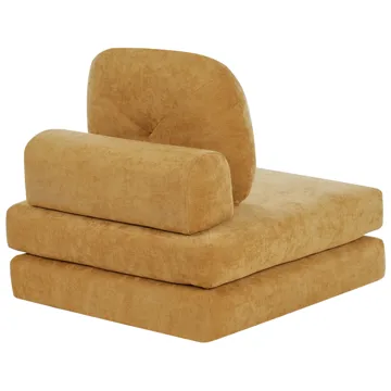 Sovesofa Olden - Sennepsgul - Møbler - Sofaer - Sovesofaer - Forovervendt sovesofa