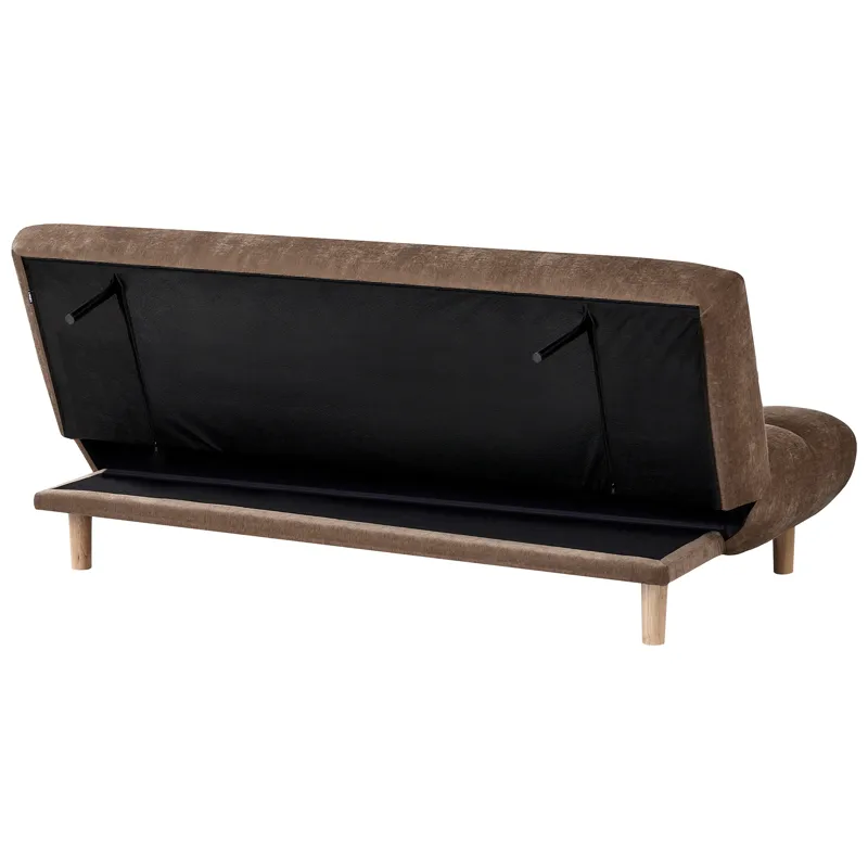 Sovesofa Risor - Brun - Møbler - Sofaer - Sovesofaer - 2 seters sovesofa