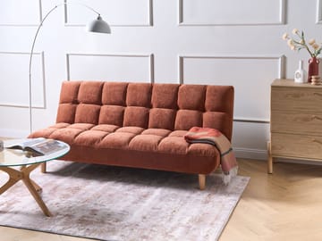 Sovesofa Risor - Gyldenbrun - Møbler - Sofaer - Sovesofaer - 2 seters sovesofa