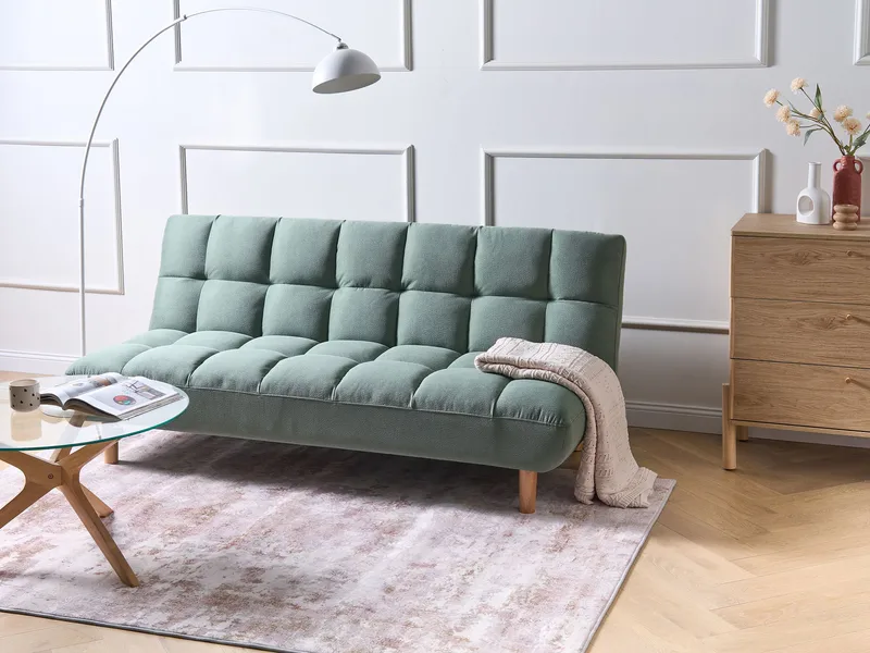 Sovesofa Risor - Lysegrønn - Møbler - Sofaer - Sovesofaer - 2 seters sovesofa