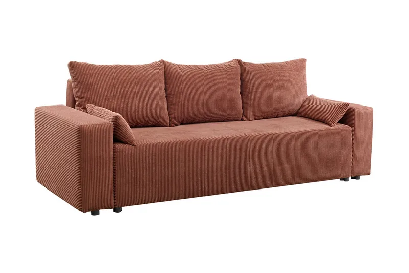 Sovesofa - Rosa - Møbler - Sofaer - Sovesofaer - Langsgående sovesofa