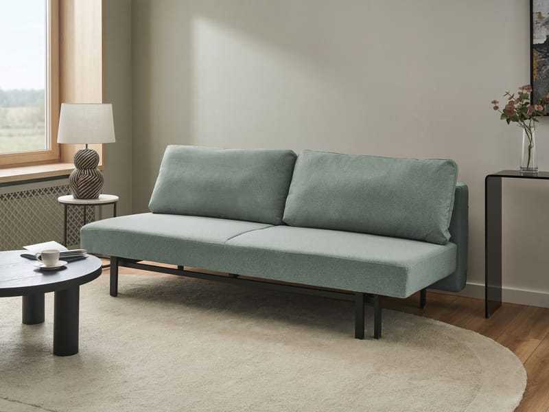 Sovesofa Roykka - Lysegrønn - Møbler - Sofaer - Sovesofaer - 3 seters sovesofa