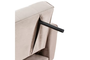 Sovesofa Selnes - Beige, kobber - Møbler - Sofaer - Sovesofaer - 3 seters sovesofa