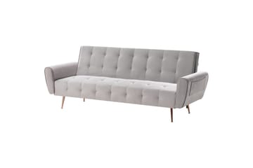 Sovesofa Selnes - Grå, kobber - Møbler - Sofaer - Sovesofaer - 3 seters sovesofa
