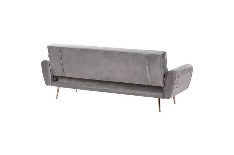 Sovesofa Selnes - Grå, kobber - Møbler - Sofaer - Sovesofaer - 3 seters sovesofa