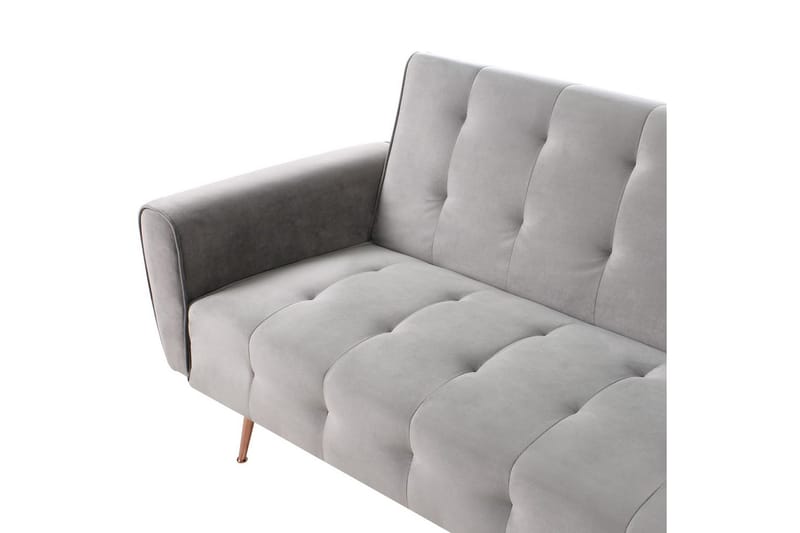 Sovesofa Selnes - Grå, kobber - Møbler - Sofaer - Sovesofaer - 3 seters sovesofa