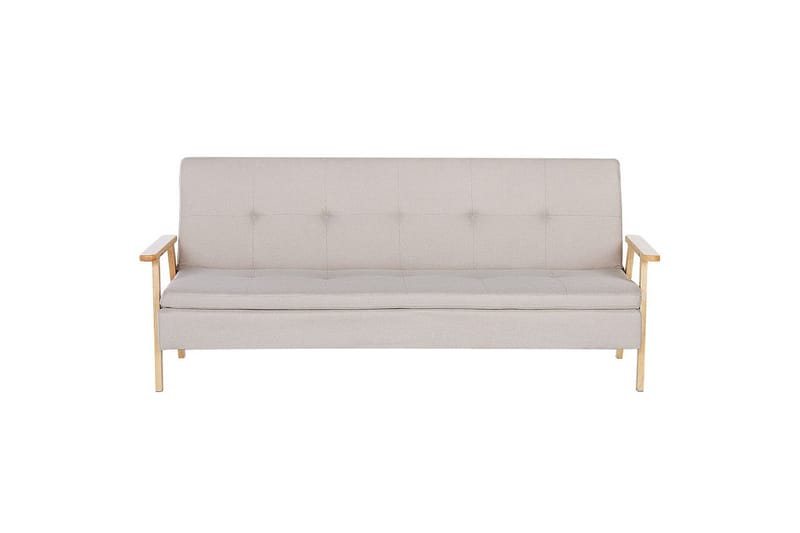 Sovesofa Tjorn, Beige, lyst tre, Beige, Lys Tre, 185x110 cm