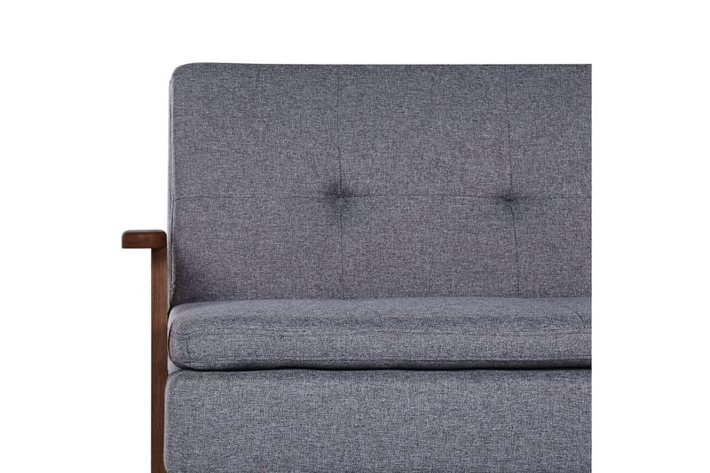 Sovesofa Tjorn - Grå, mørkt tre, 185x110 cm - Møbler - Sofaer - Sovesofaer - 3 seters sovesofa