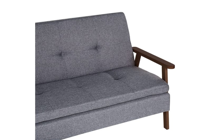 Sovesofa Tjorn - Grå, mørkt tre, 185x110 cm - Møbler - Sofaer - Sovesofaer - 3 seters sovesofa