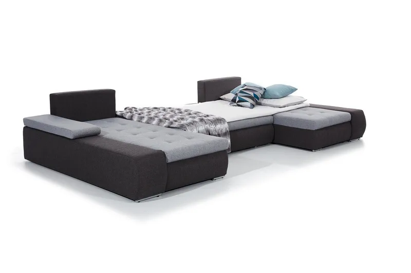 Jurtiga U-Sovesofa - Grå - Møbler - Sofaer - Sovesofaer - U sovesofa