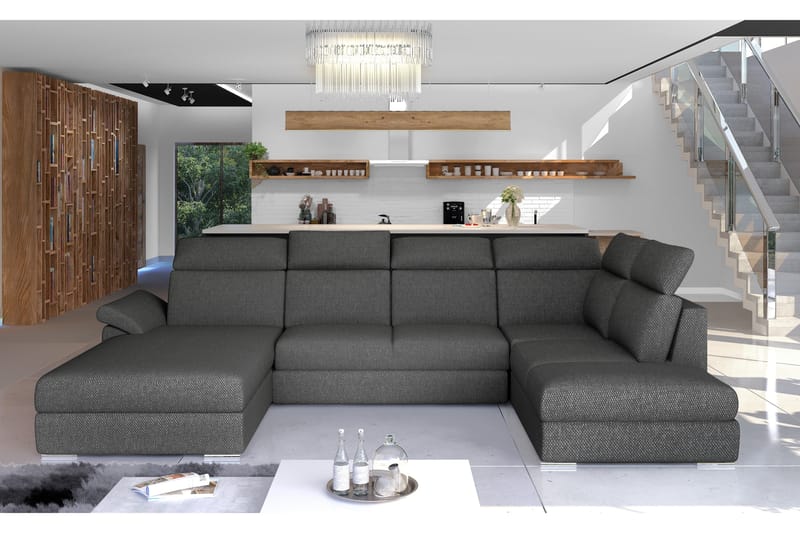 Zoana Sovesofa med Dobbeldivan, Grå