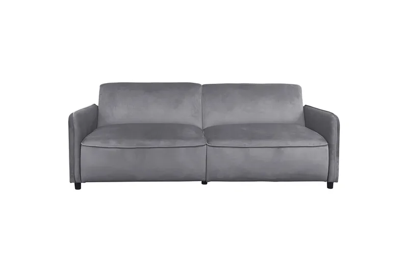 Sovesofa uten divan og sjeselong Loft24 Sovesofa Loft24 Alicia Grå Fløyel