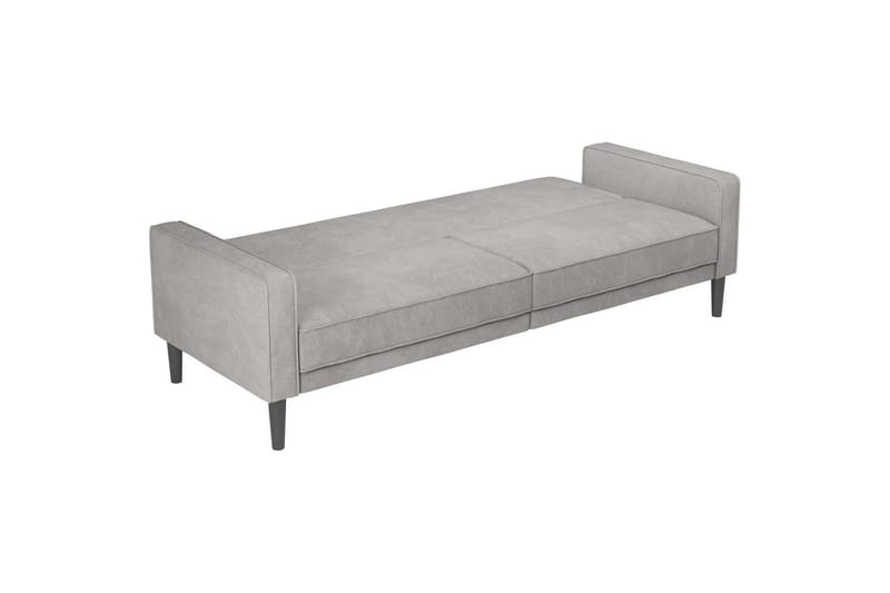 Sovesofa uten divan og sjeselong Loft24 Sovesofa Loft24 Avon Grå - Møbler - Sofaer - Sovesofaer - 3 seters sovesofa