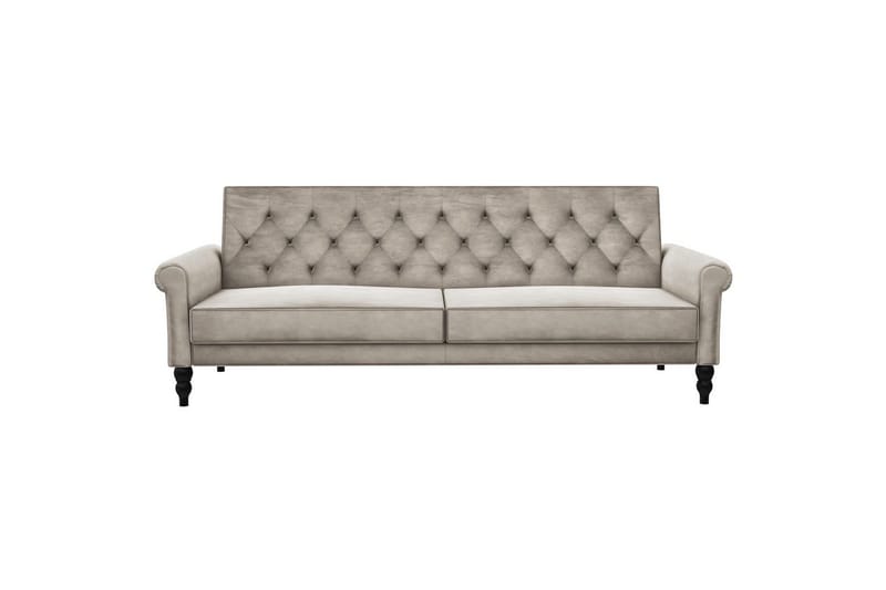 Sovesofa uten divan og sjeselong Loft24 Tyne sovesofa 3-seter Beige
